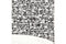 Black and Off White Graphic Stretch Mini Corduroy Woven Fabric by the yard
